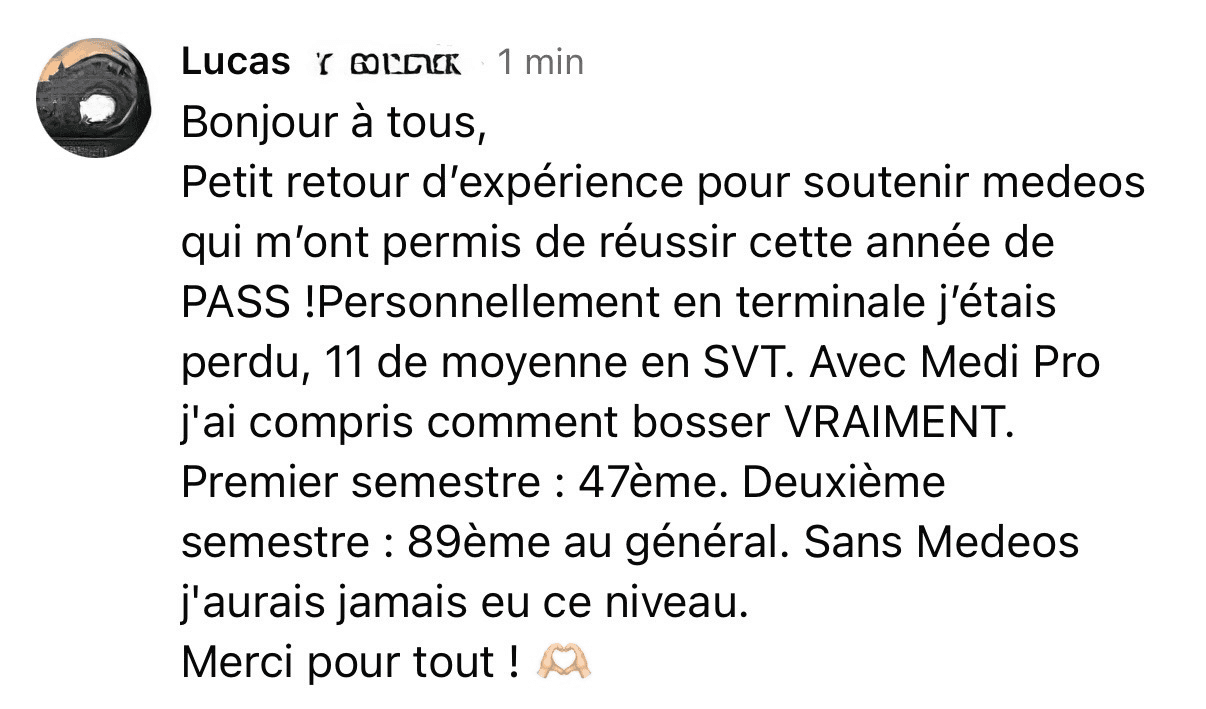 Témoignage de Lucas